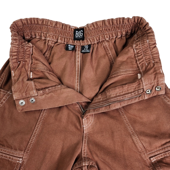 BDG Urban Outfitters Brown Cargo Pants Size 28 High Rise - Picture 2 of 9